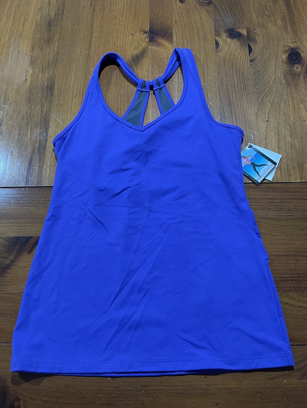NWT VSX Victorias Secret Sexy Sport Vintage 2010 Purple Shelf Bra Cami Tank Top